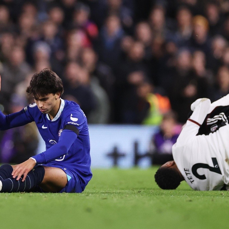 VIDEO | João Félix vio la roja en su debut con Chelsea por violenta patada