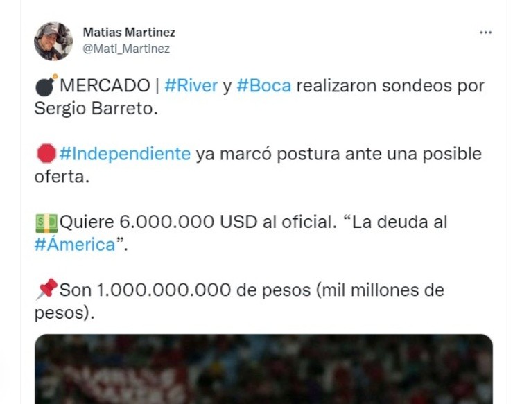 Cuánto dinero debe Independiente: el detalle de la MILLONARIA deuda en  dólares - TyC Sports