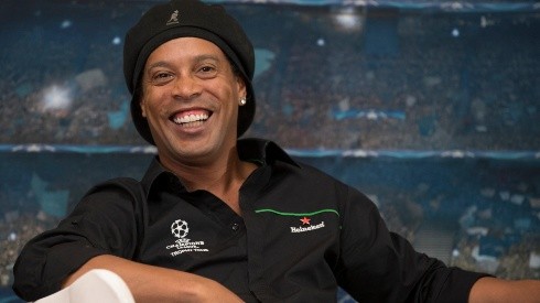 Ronaldinho en evento público.