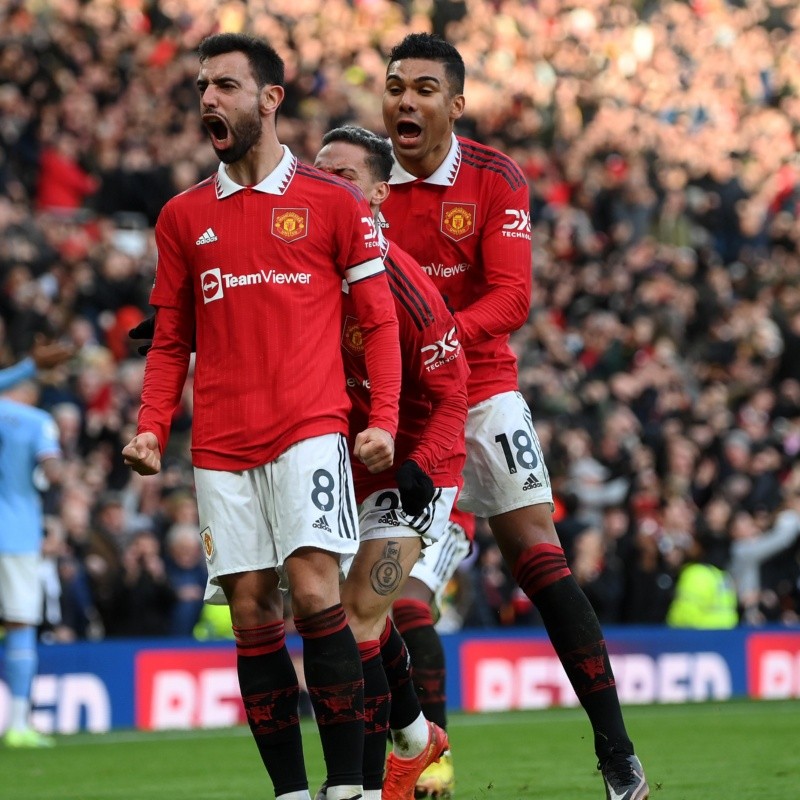 Manchester se pintó de Rojo, el United logró un triunfazo sobre el City