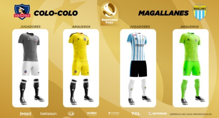 Indumentarias Colo Colo Magallanes Supercopa de Chile