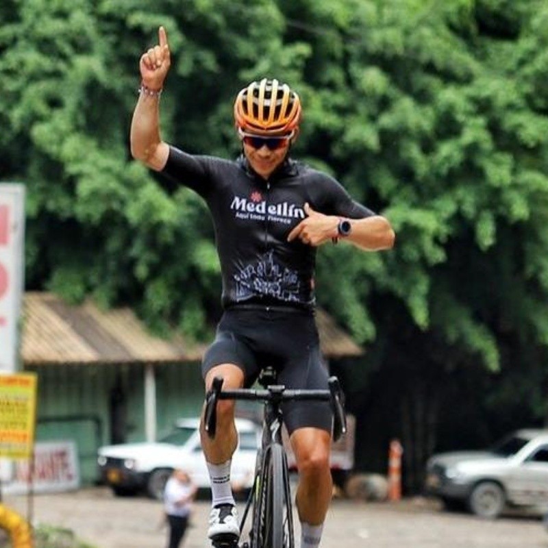 Miguel Ángel López fue presentado como toda una estrella en el Team Medellín