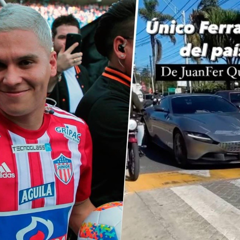 El espectacular Ferrari de Juanfer Quintero y que es el único en Colombia