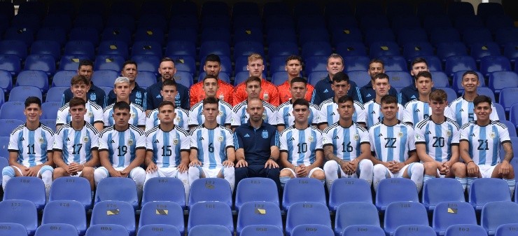 Presentación del plantel Sub20 (Foto: Prensa AFA)