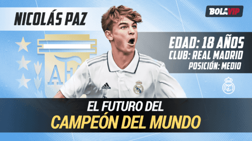 El futuro del Campeón del Mundo: Nico Paz, la joya del Real Madrid que ilusiona a Argentina
