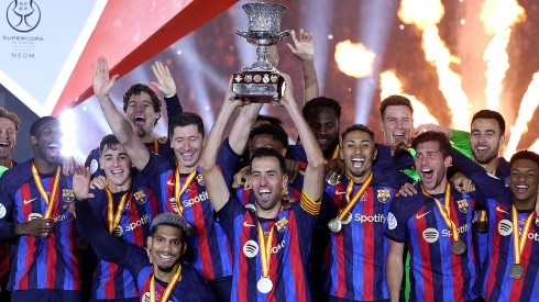 Barcelona viene de ganar la Supercopa de España