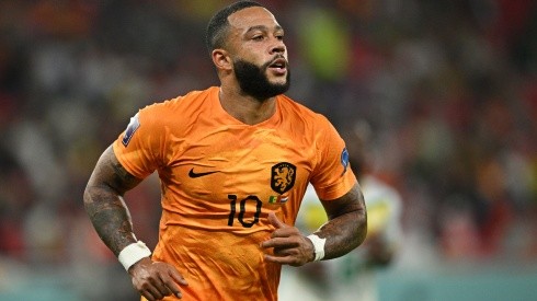 Memphis Depay with the Netherlands during the Qatar 2022 World Cup