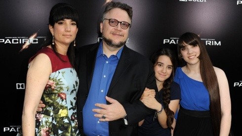 Guillermo del Toro y sus hijas