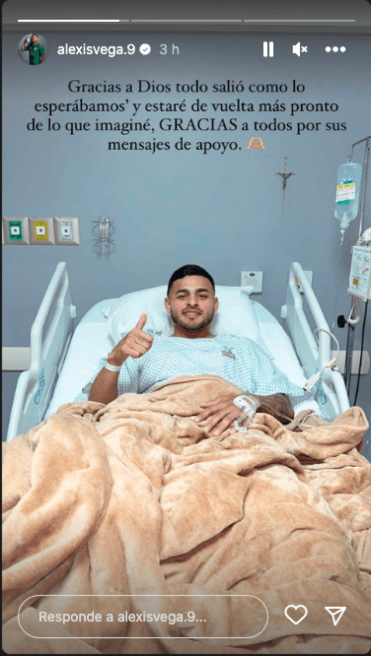 Mensaje de Alexis Vega | Instagram