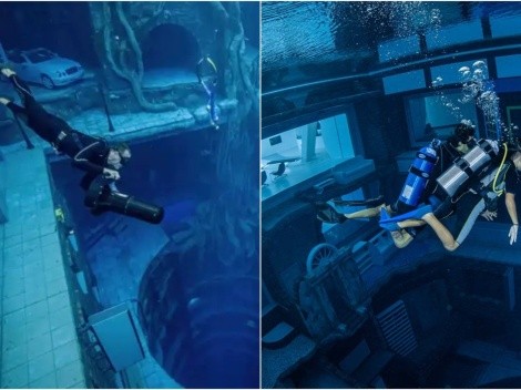 Piscina mais funda do mundo, em Dubai, possui cidade subaquática