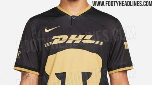 Imagen oficial de la playera de Pumas.