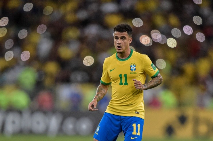 RJ - Rio de Janeiro - 24/03/2022 - ELIMINATORIAS COPA DO MUNDO 2022, BRASIL X CHILE - Philippe Coutinho jogador do Brasil durante partida contra o Chile no estadio Maracana pelo campeonato Eliminatorias Copa do Mundo 2022. Foto: Thiago Ribeiro/AGIF