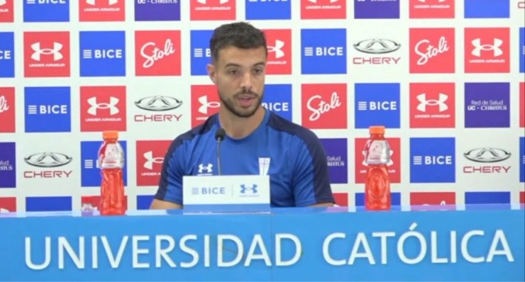 Di Santo habló hoy en conferencia de prensa | Foto: Captura 