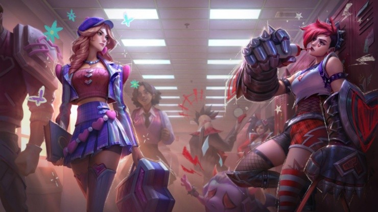 Caitlyn y Vi reciben skins de pareja en League of Legends