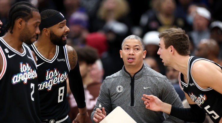 Tyronn Lue con sus Clippers. (Rob Carr/Getty Images)