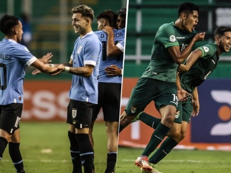 Alineaciones confirmadas para Uruguay vs Bolivia por el Sudamericano Sub 20