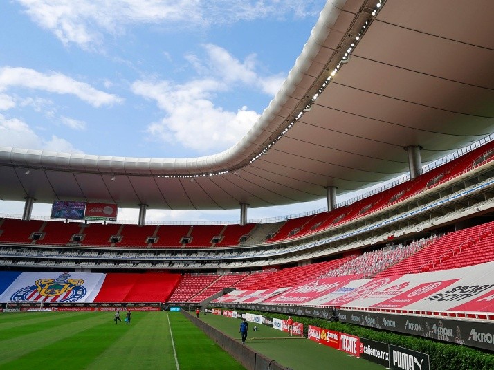 ¡Chivas de estreno! La nueva sección que inauguró Amaury Vergara en el  Estadio Akron