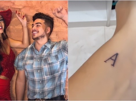 Bia Miranda e Lucas Santos, de A Fazenda 14, fazem tatuagem juntos