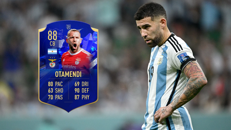 FIFA 23: Otamendi recibe su TOTY Mención Honorífica y se puede conseguir gratis