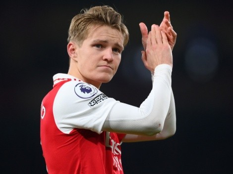 Why is Martin Odegaard not starting for Arsenal vs Manchester City in the FA Cup?