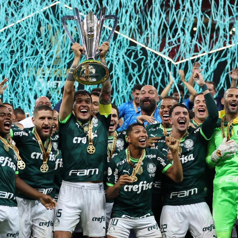 En partidazo, Palmeiras se consagró supercampeón de Brasil al derrotar a Flamengo