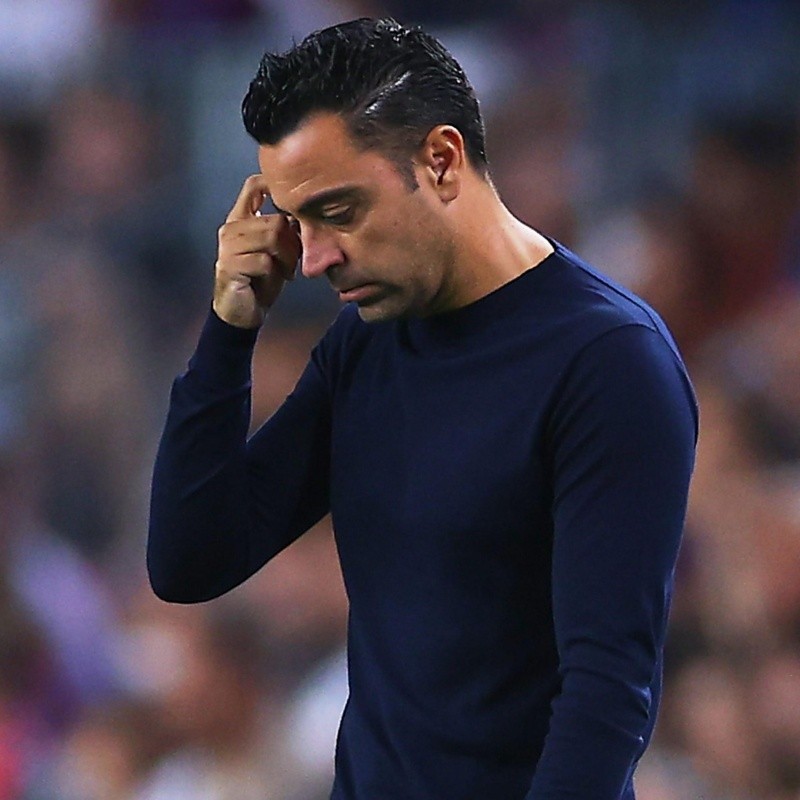 Xavi sufre una sensible baja en Barcelona