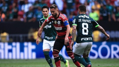 Foto: Ettore Chiereguini/AGIF - Ribeiro foi o capitão do Flamengo na partida.