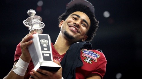 Bryce Young after winning the Sugar Bowl