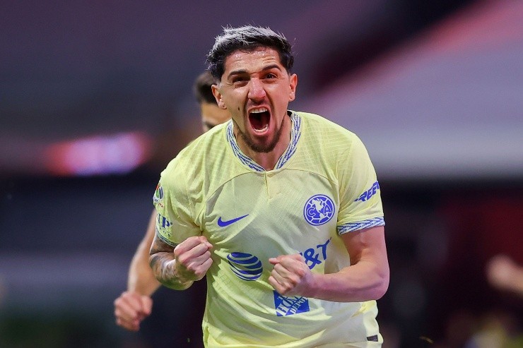 El desahogo de Diego Valdés tras gritar su primer gol en el Clausura 2023. (Imago7)