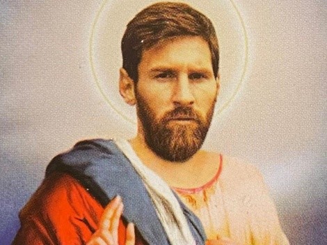 ¿Qué dice la estampita que hizo emocionar a Messi?