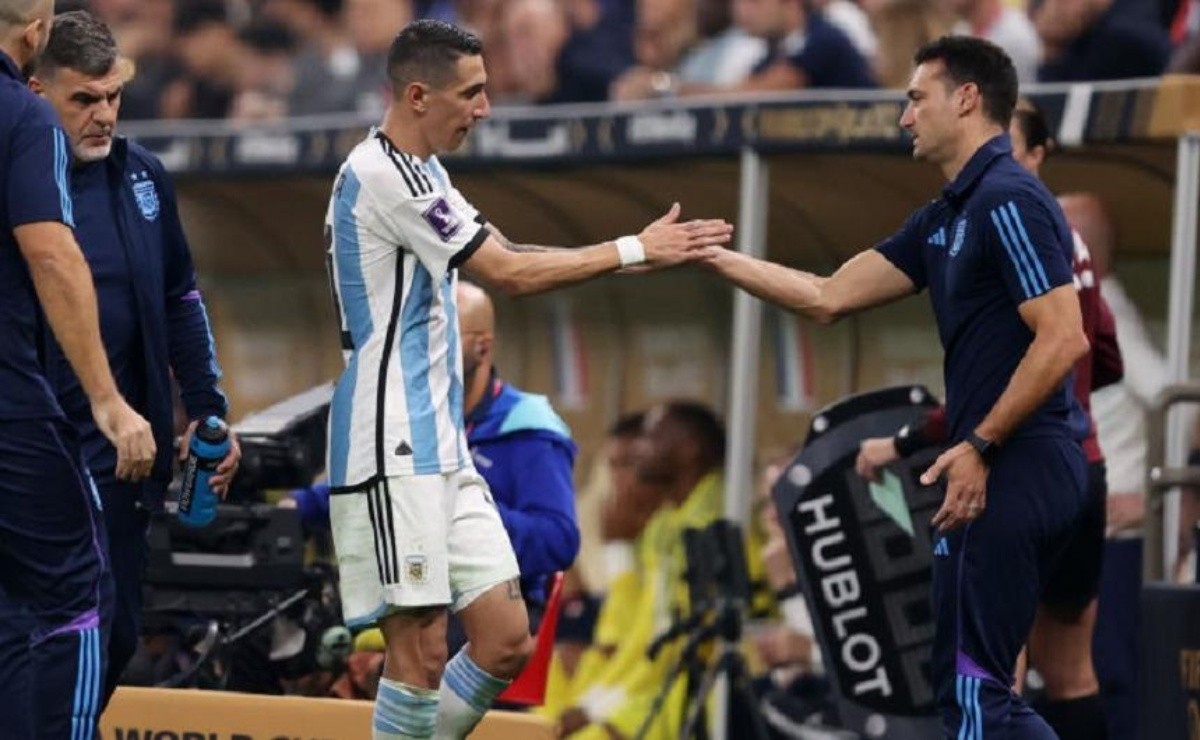 Scaloni e a saída de Di María da seleção: Desfrutemos agora que