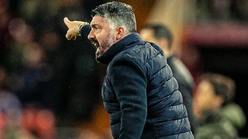 Gennaro Gattuso agradeció a la afición antes de irse del Valencia.