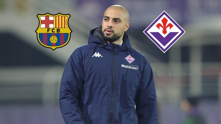 Sofyan Amrabat, entre Barcelona y Fiorentina.