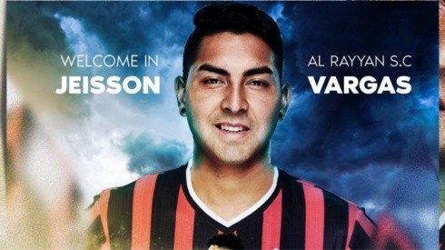 Jeisson Vargas fue presentado en su nuevo club en Qatar