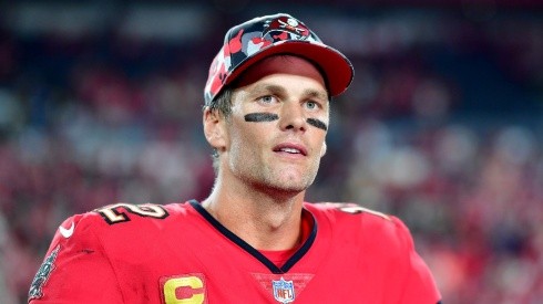Tom Brady with the Tampa Bay Buccaneers