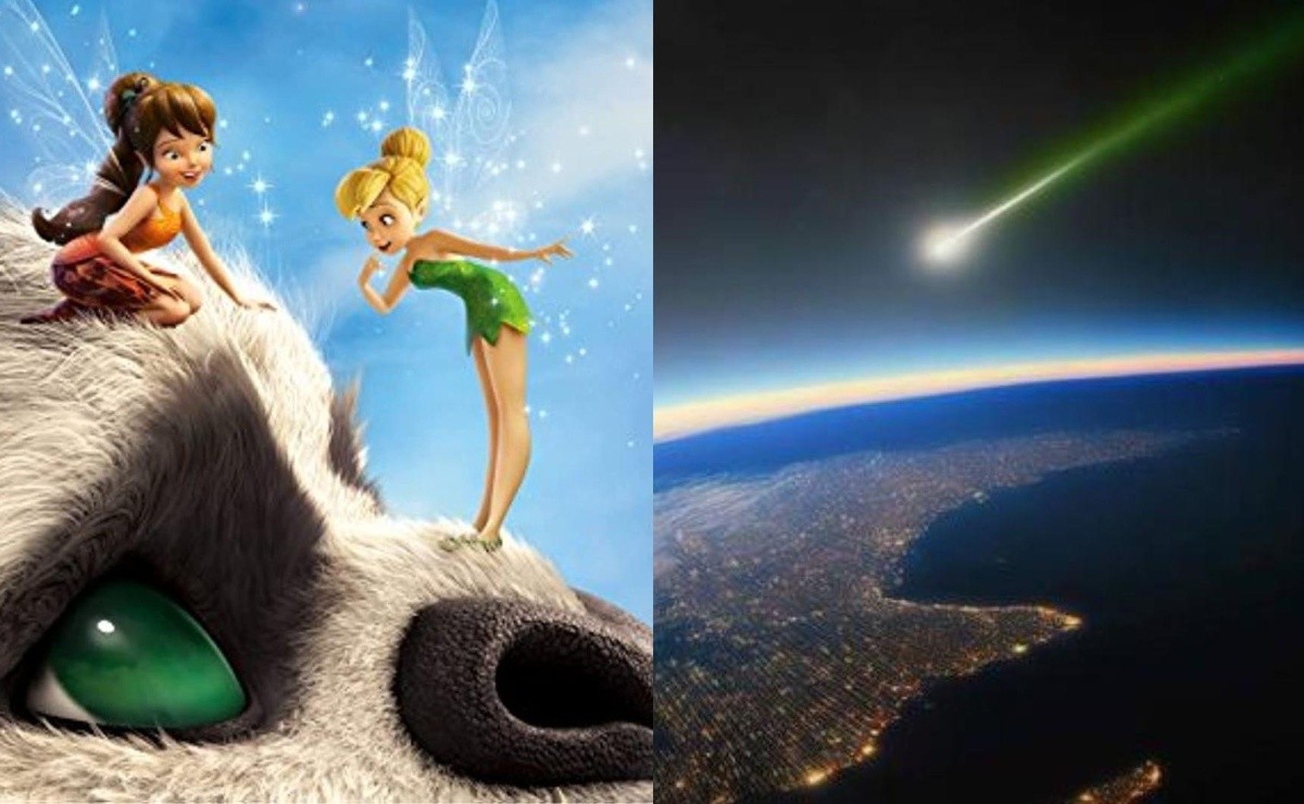 ¿Cuál es la conexión entre el cometa verde y la película Tinkerbell and the Neverland Beast?