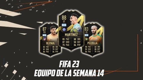 FIFA 23 - TOTW 14: nuevas cartas para 3 Campeones del Mundo con Argentina