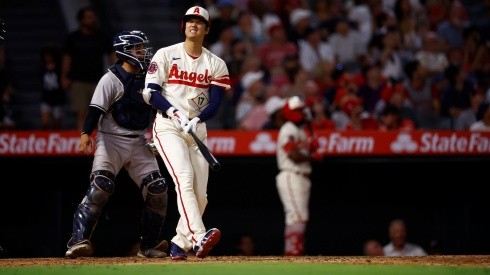 Shohei Ohtani enfrentando a New York Yankees en MLB 2022