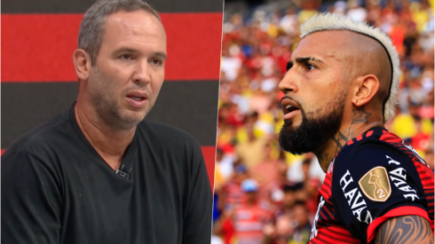 Caio Ribeiro no está contento con el comportamiento de Vidal en Flamengo