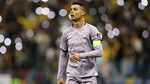 Cristiano Ronaldo playing the Super Cup for Al-Nassr