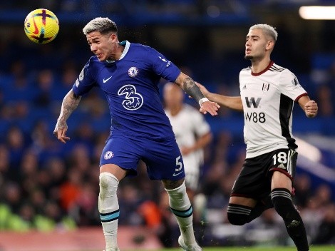 Enzo Fernández dejó buena imagen en el debut, pero Chelsea empató con Fulham