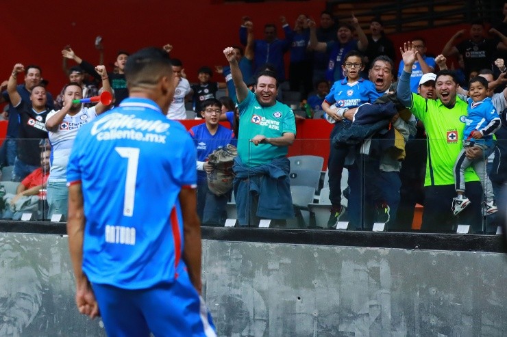 Antuna marcó ante Rayados en la Jornada 2 y así lo gritó con el público (Imago7)