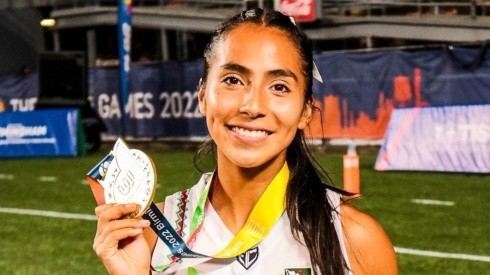 Diana Flores at the World Games 2022 in Birmingham, Alabama