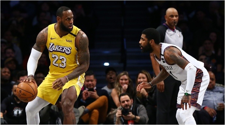 LeBron James y Kyrie Irving (Foto: Mike Stobe | Getty Images)