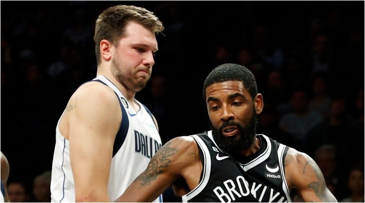Luka Doncic y Kyrie Irving (Foto: Sarah Stier | Getty Images)