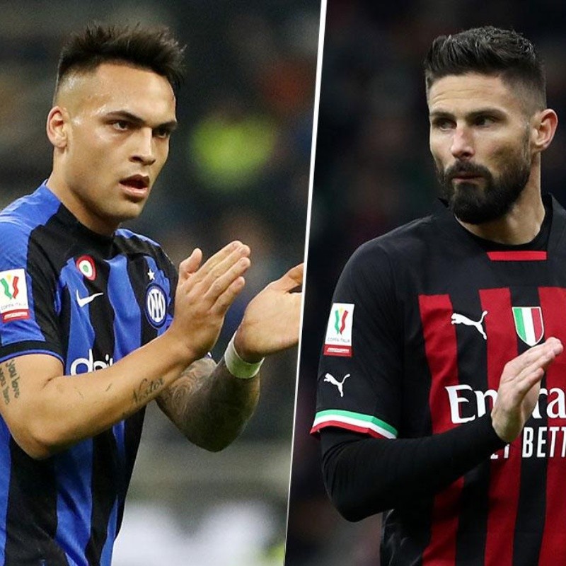 Inter vs Milán: alineaciones confirmadas para el Derby della Madonnina