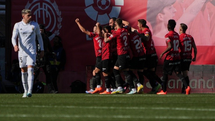 Real Madrid se fue al descanso ante el Mallorca perdiendo 1 a 0.