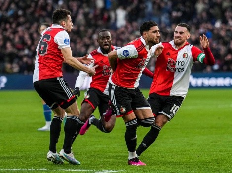 Feyenoord de Santi Giménez remontó ante PSV