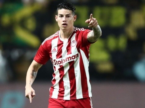 James Rodríguez se roba las miradas de los rivales en la Liga de Grecia