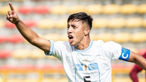 Fabricio Díaz anotó para Uruguay.